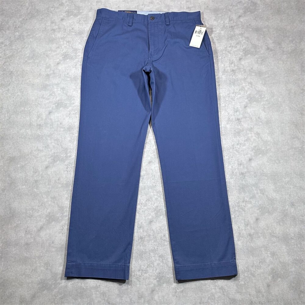 Polo Ralph Lauren Men Navy 31x30 Stretch Straight Fit Chino Pants Brand New Tag